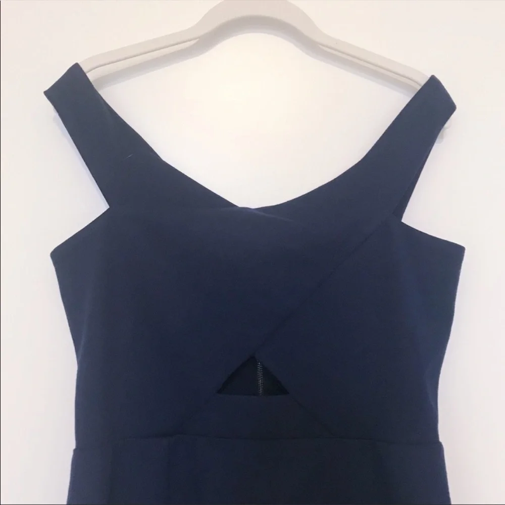 Parker Rory Navy Cutout Dress - Picture 4 of 5